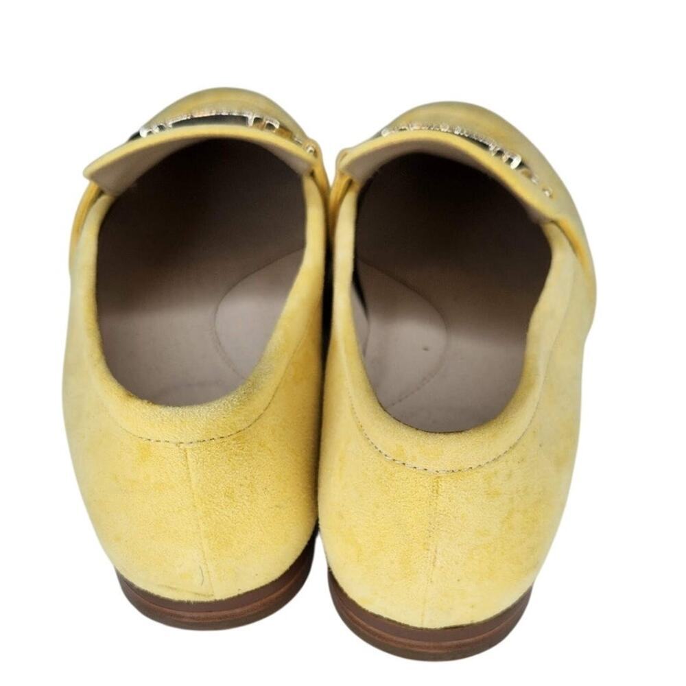 Cole Haan Grand Series Butter Yellow Suede Loafers Slip On Bit Detail - Picture 5 of 8